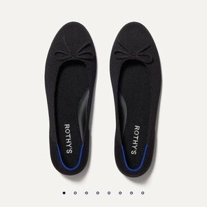 Rothy black ballet flats